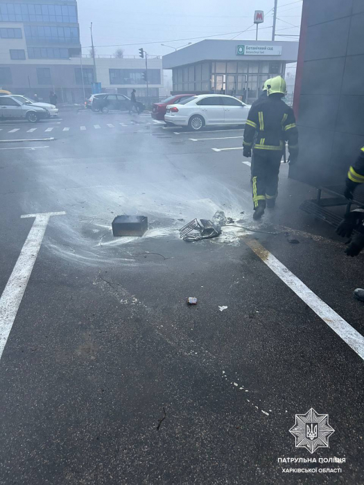 В Харькове патрульная полиция вовремя потушила пожар в заведении - фото: t.me/patrolpolice_kharkiv