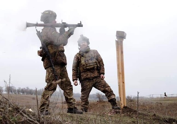 Карта боевых действий в Украине 16 января 