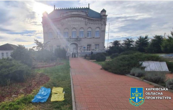 Под Харьковом суд вынес приговор женщине, порвавшей флаг Украины.