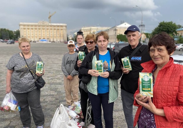 В Харькове переселенцы из Бахмутского района могут получить гуманитарную помощь. 