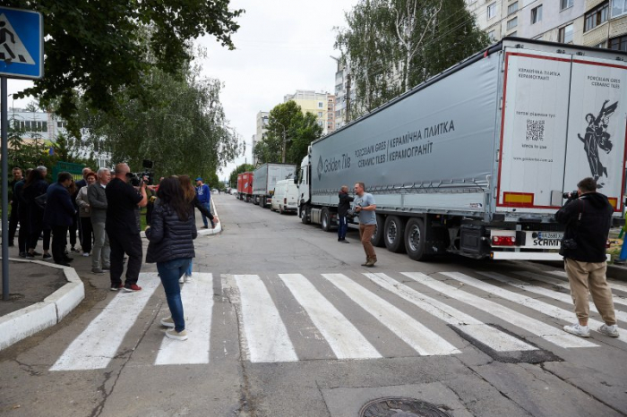 В Харькове собрали более 200 тонн помощи жителям Херсонской области.