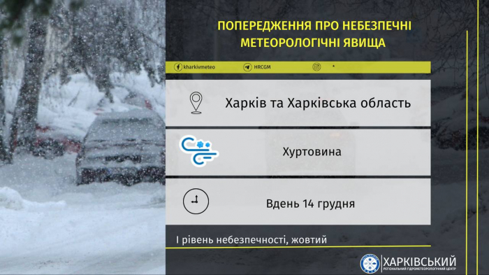 Харьков накроет метель и ледяной дождь фото 1