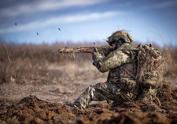 Карта боевых действий на Украине 12 февраля. 