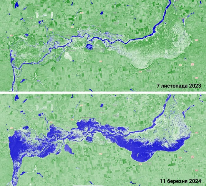 В Каховское водохранилище возвращается вода.