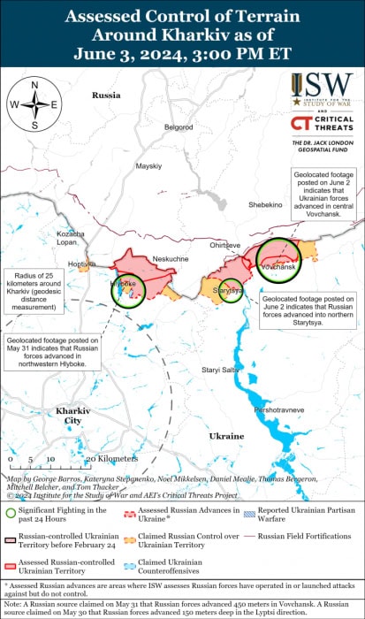 Карта боевых действий на Украине.