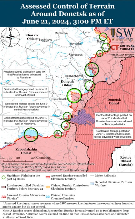 Карта боевых действий.