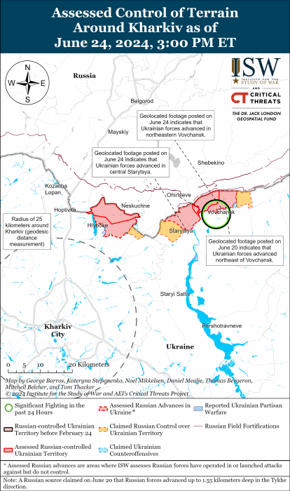 Карта боевых действий.