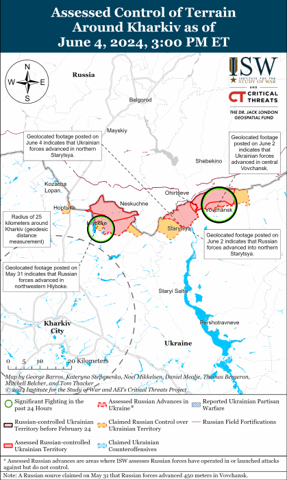 Карта боевых действий на Украине.