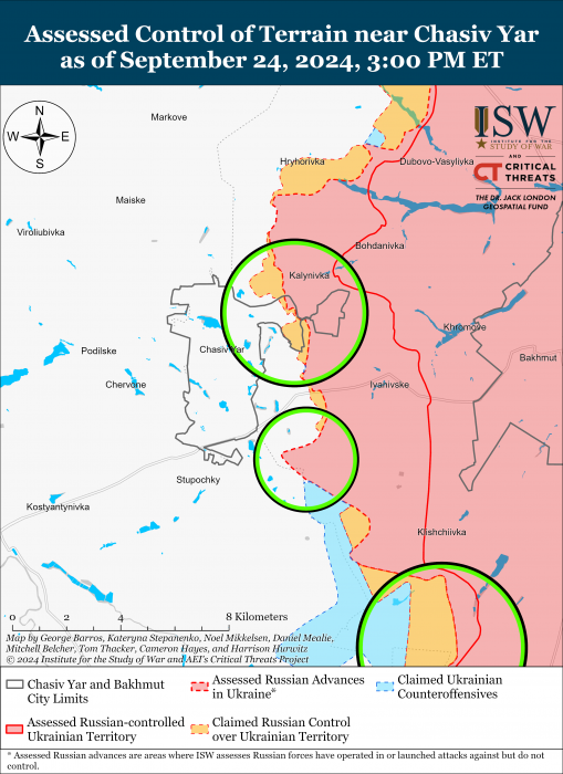 Карта боевых действий. Фото: understandingwar.org