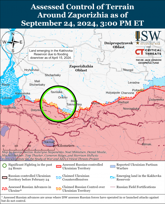 Карта боевых действий. Фото: understandingwar.org