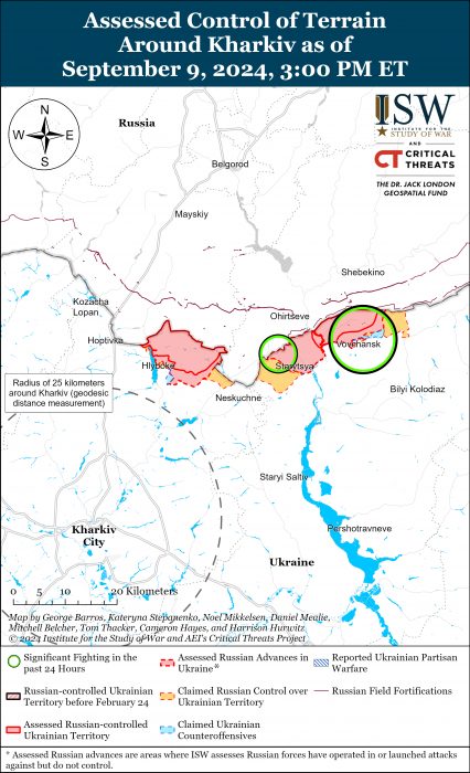 Карта боевых действий. Фото: understandingwar.org