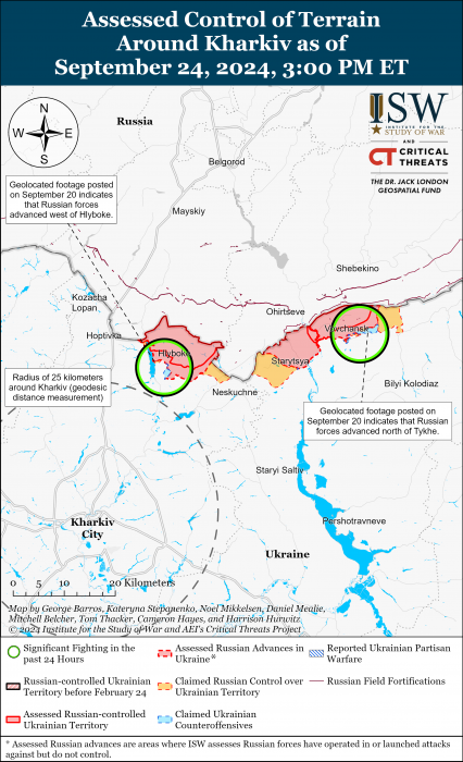 Карта боевых действий. Фото: understandingwar.org