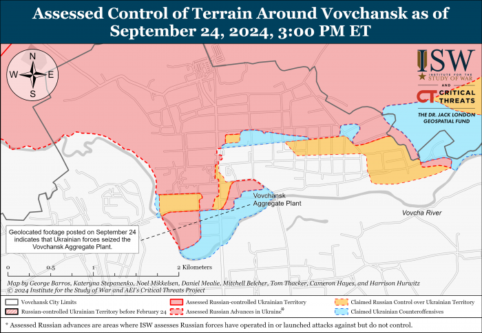 Карта боевых действий. Фото: understandingwar.org