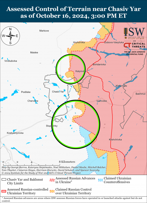 Карта боевых действий. Фото: understandingwar.org