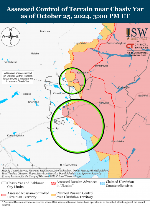 Карта боевых действий. Фото: understandingwar.org