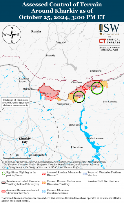 Карта боевых действий. Фото: understandingwar.org