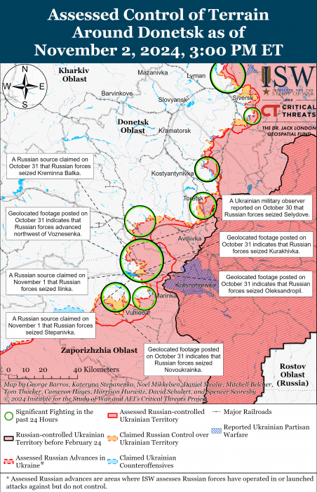 Карта боевых действий в Украине 3 ноября фото 9 8