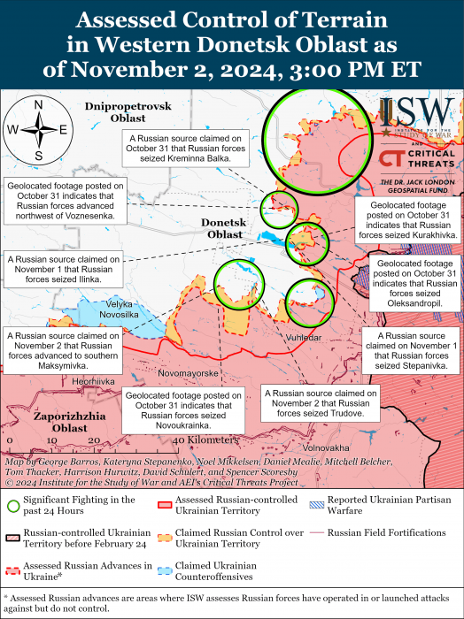 Карта боевых действий в Украине 3 ноября фото 8 7