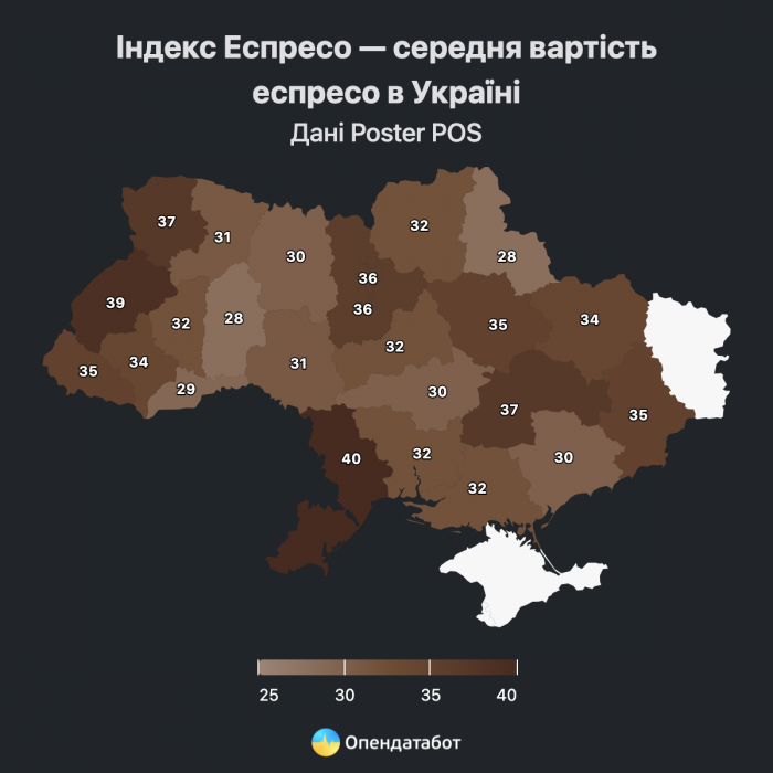 Индекс Эспрессо: в каких городах Украины чашка кофе обойдется дороже всего фото 2 1