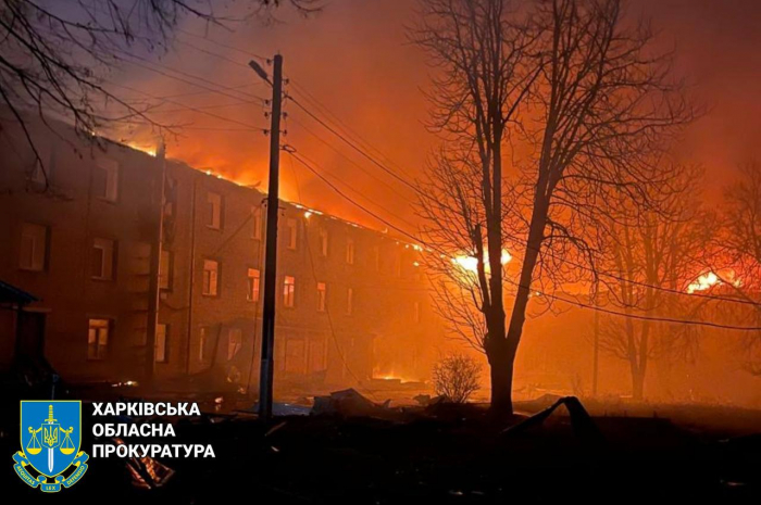 Россия атаковала больницу в Харьковской области. Фото: Харьковская облпрокуратура