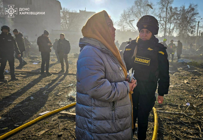 Последствия утреннего обстрела Харькова: фото, видео.