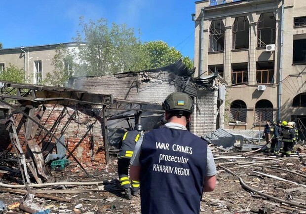 В Харькове апрель стал рекордным по обстрелам и разрушениям. Фото: Харьковская облпрокуратура