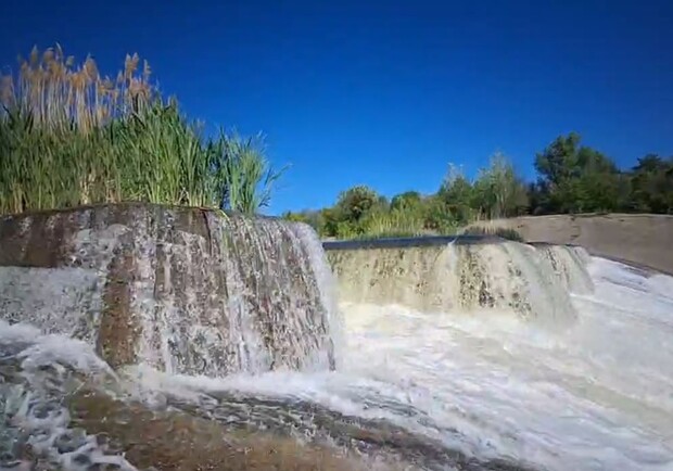 На Харьковщине возобновили подачу воды в Краснопавловское водохранилище. Скриншот: t.me/Zelenskiy_Sergiy