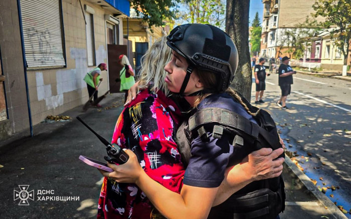 Харьков снова под ударом БпЛА: есть прилеты в жилых массивах города. Фото: ГСЧС