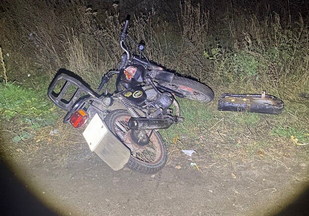 Под Харьковом 12-летний подросток на мотоцикле попал в ДТП. 