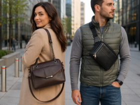 Сумка через плечо для повседневного городского образа